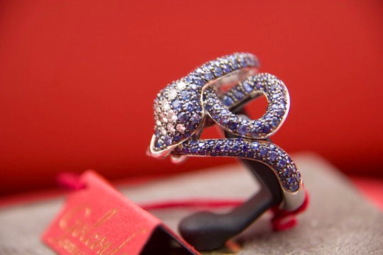"Sculpture" Snake Ring