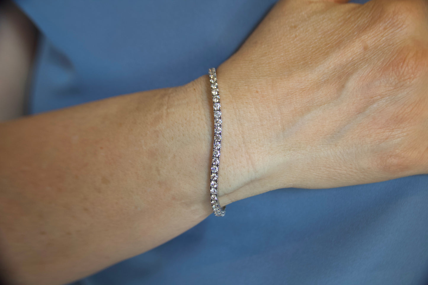 Bracciale tennis di 6,25ct