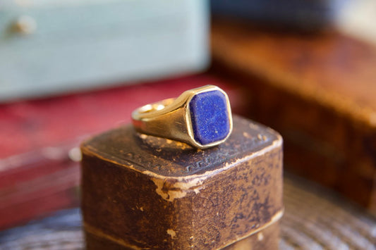 Anello chevalier lapis 1885