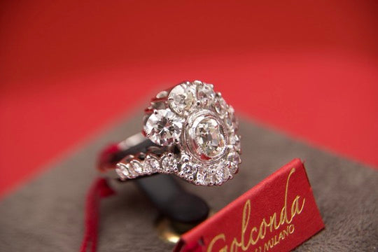 Anello anni 40 con sistema misura adattabile