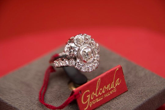 Anello anni 40 con sistema misura adattabile