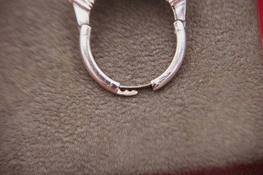 Anello anni 40 con sistema misura adattabile