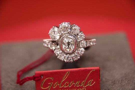 Anello anni 40 con sistema misura adattabile