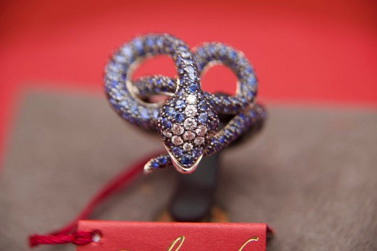 "Sculpture" Snake Ring