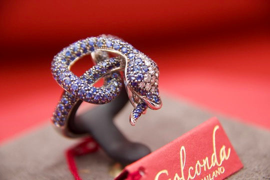 "Sculpture" Snake Ring