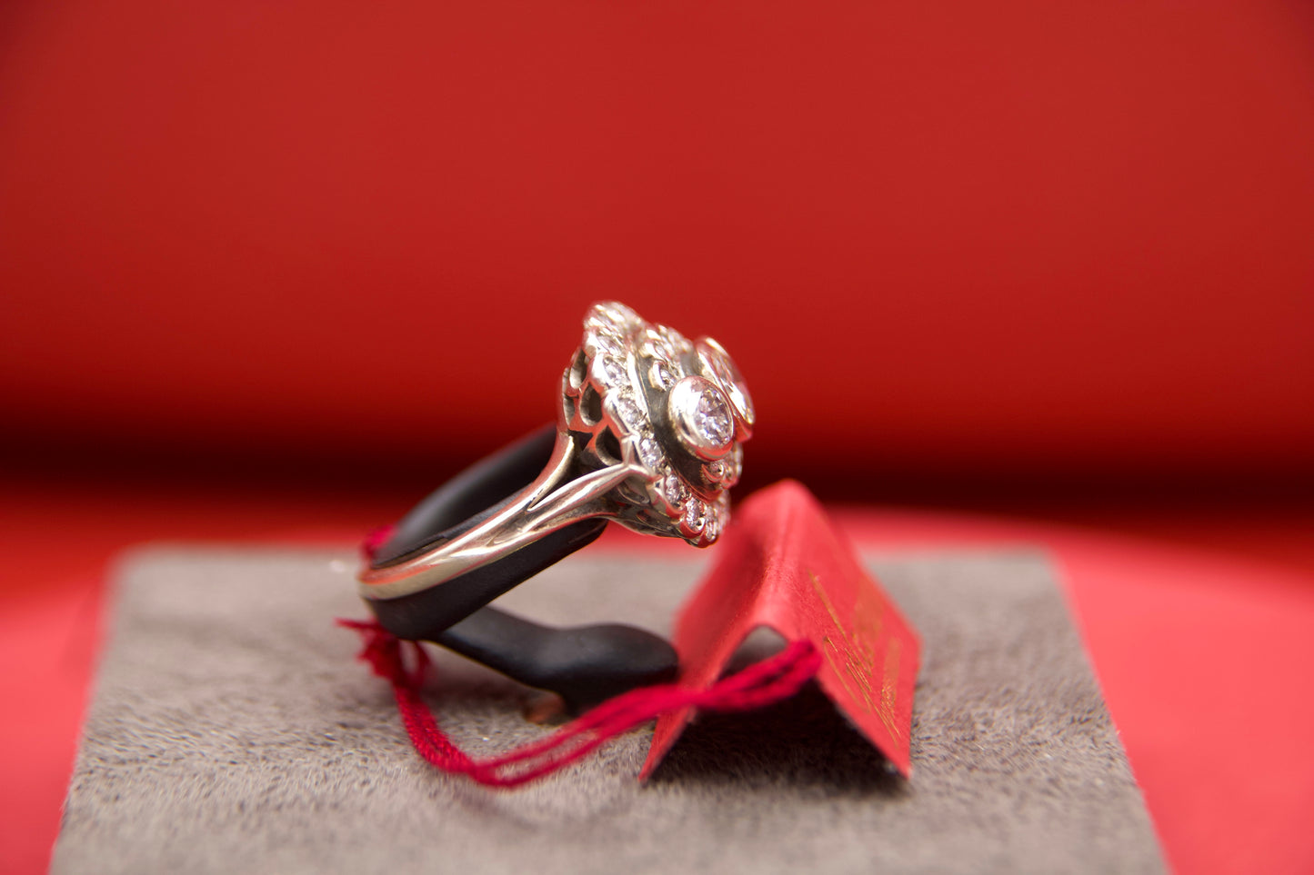 Anello "Anni 50 "con diamanti