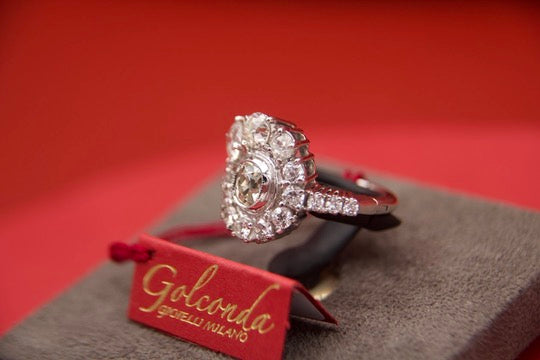 Anello anni 40 con sistema misura adattabile