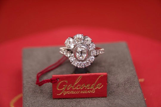 Anello anni 40 con sistema misura adattabile