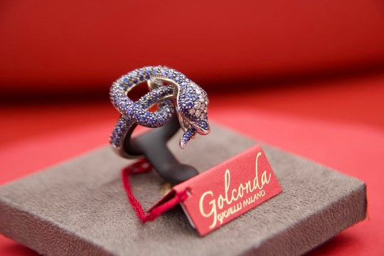 "Sculpture" Snake Ring