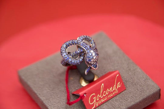 "Sculpture" Snake Ring
