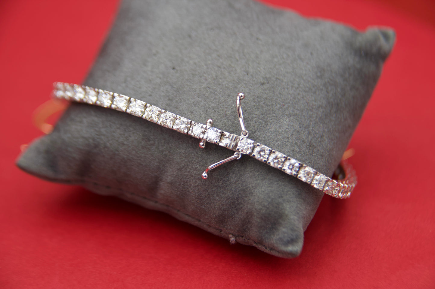 Bracciale tennis di 6,25ct