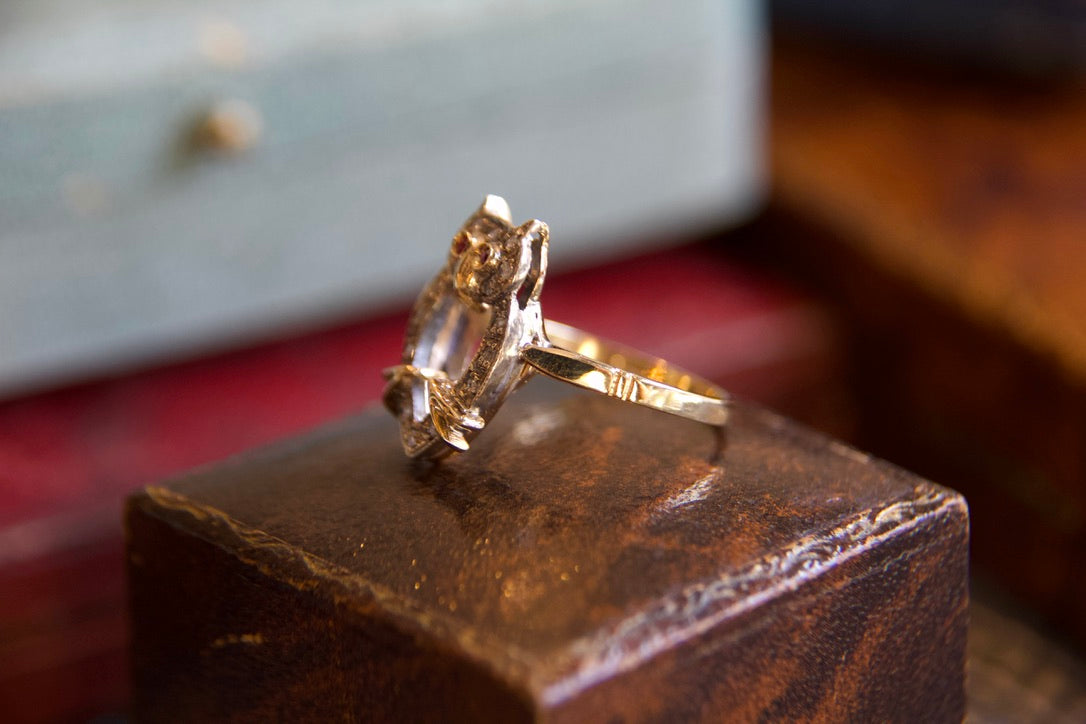 Anello Gufo Portafortuna fine anni 60'