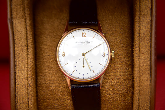 1950s IWC 18KT gold watch