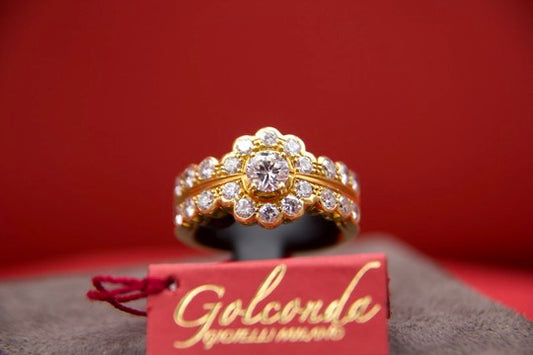 Vintage diamond band ring
