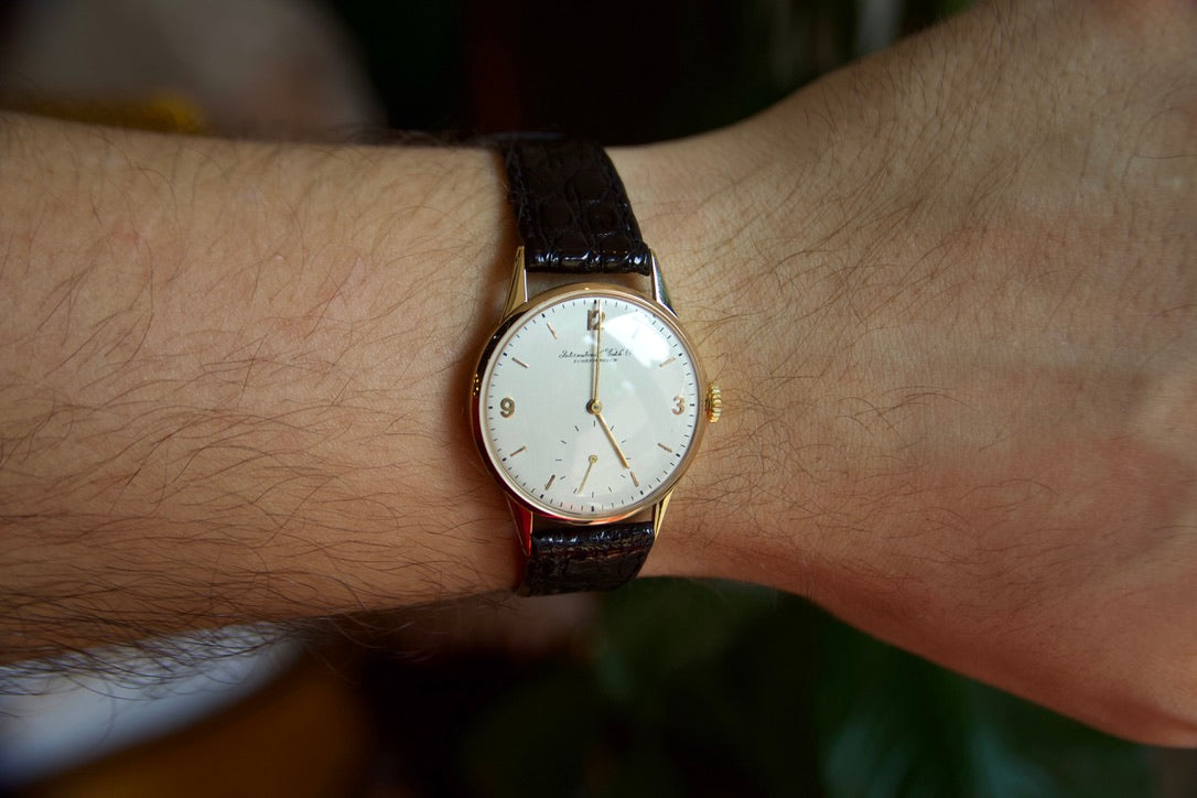 Orologio "IWC" anni 50' in oro 18KT