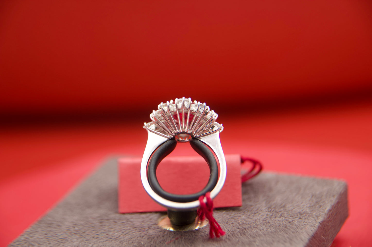 Vintage ring with no heat ruby