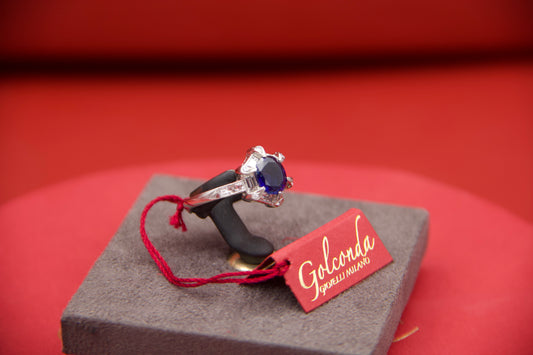 No-heat sapphire ring