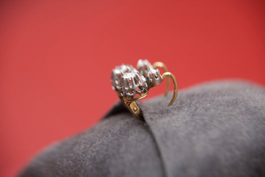 Vintage dormeuse earrings