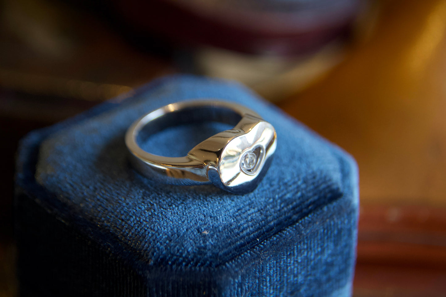 Anello Chopard "Happy Diamonds" in oro 18kt con diamante