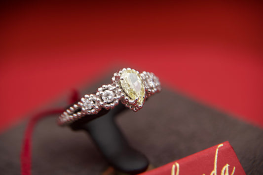 Fancy diamond ring