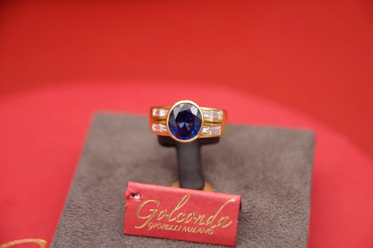 Sapphire band ring