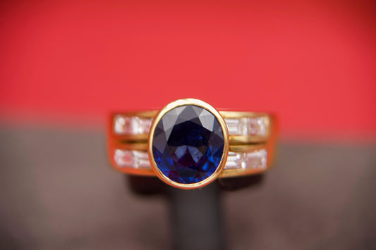 Sapphire band ring