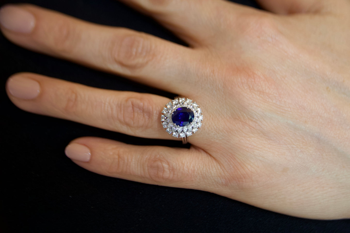 Sapphire cocktail ring