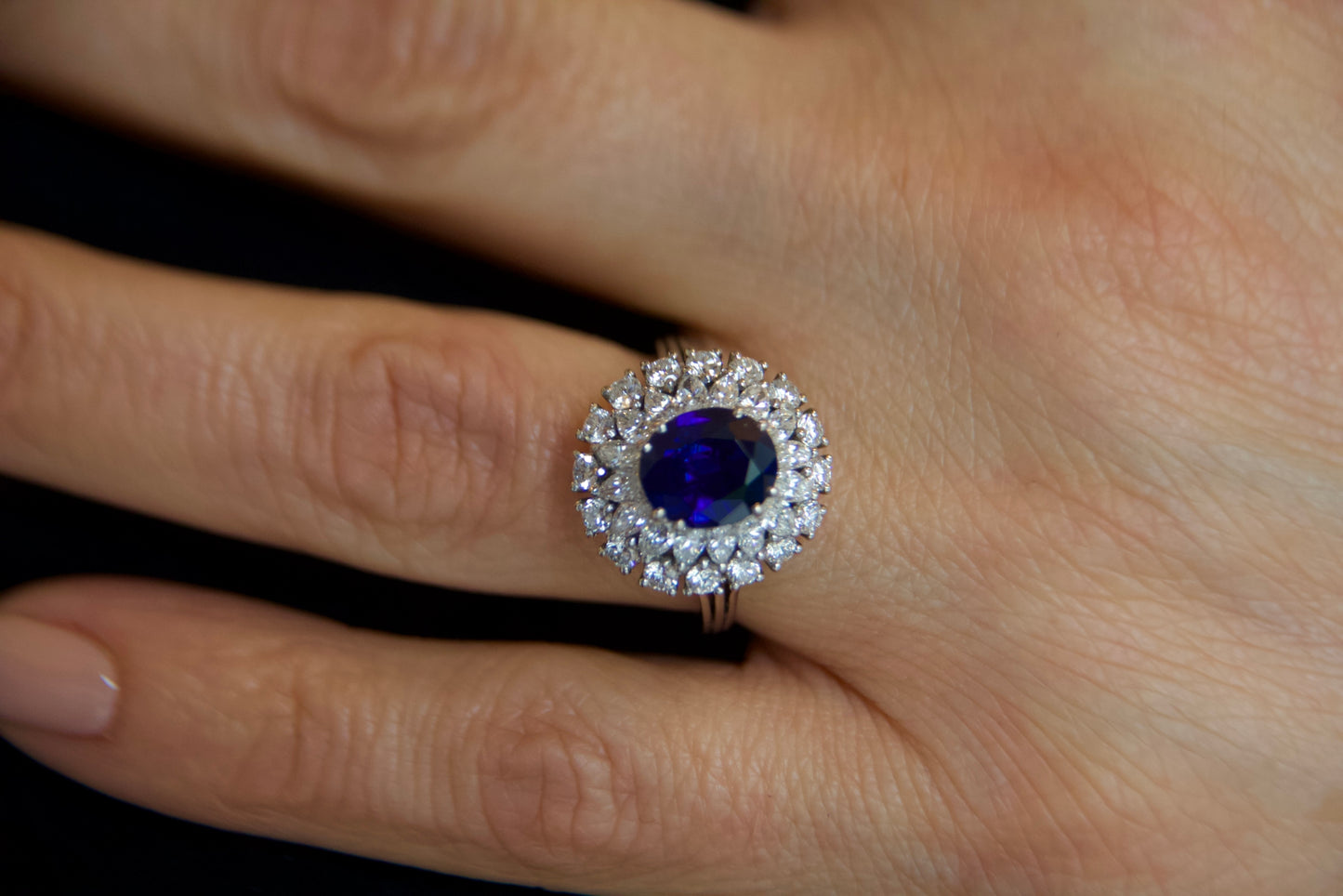 Sapphire cocktail ring