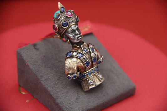 Venetian Moorish Brooch