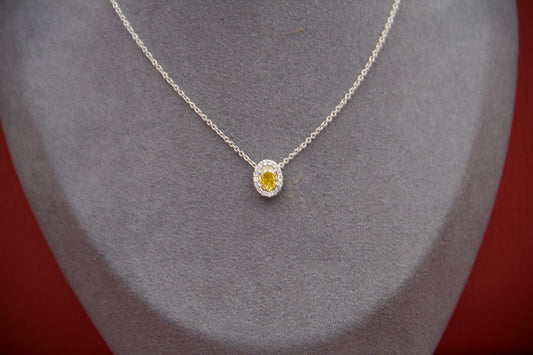 Collana diamante fancy