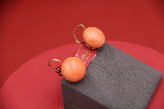 Coral earrings