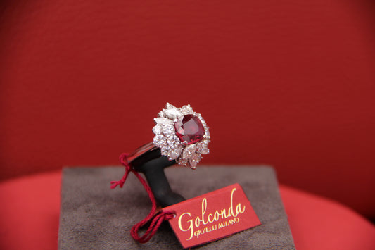 Ruby cocktail ring