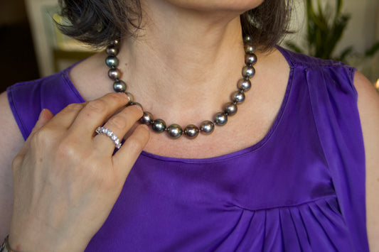 Collana Perle Tahiti 14,5mm