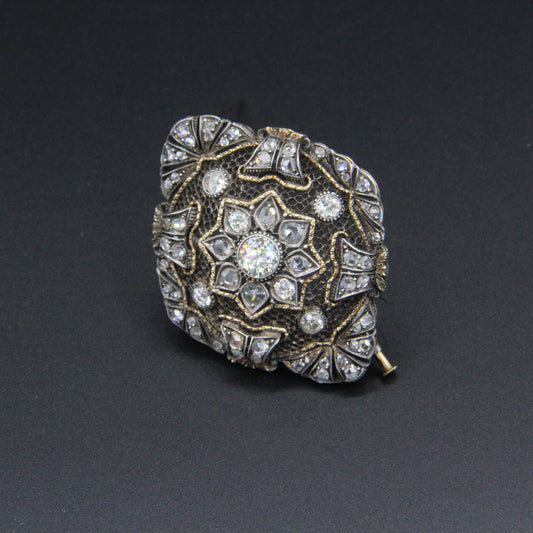 Antique diamond brooch