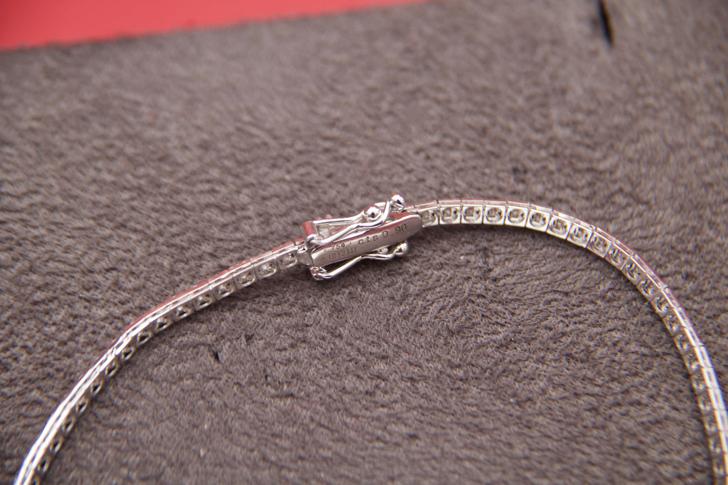 Diamond tennis bracelet 0.90ct
