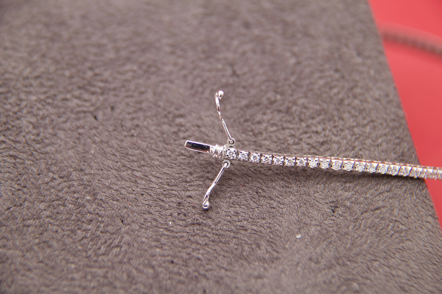 Diamond tennis bracelet 0.90ct