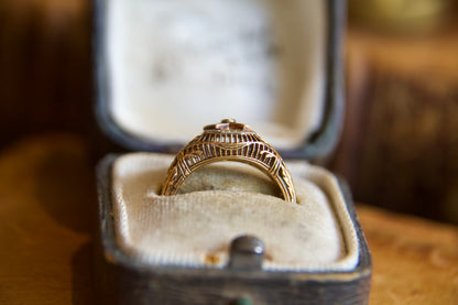 American ring from the 40s with incredible craftsmanship
