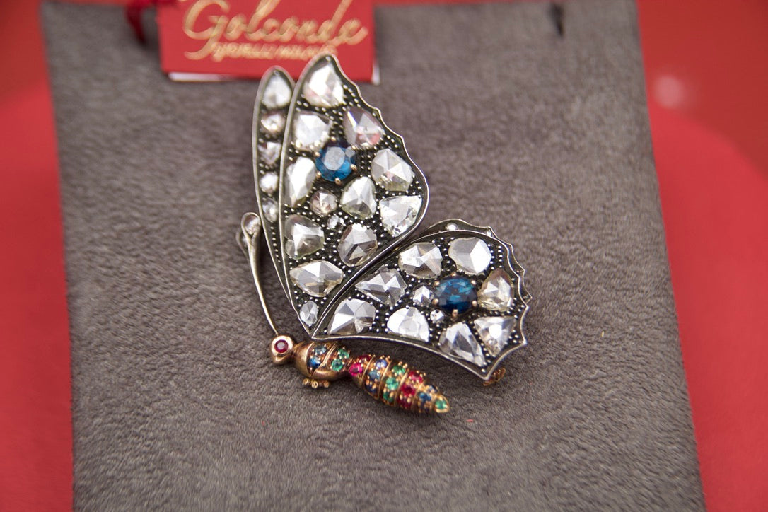 Spilla farfalla anni '40