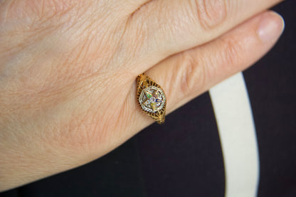 American ring from the 40s with incredible craftsmanship