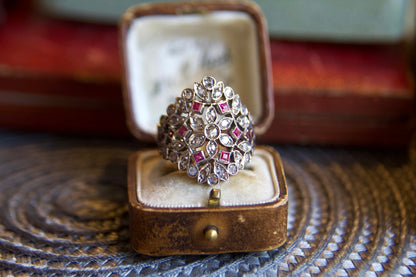 Anello revival vintage  in stile Art Nouveau