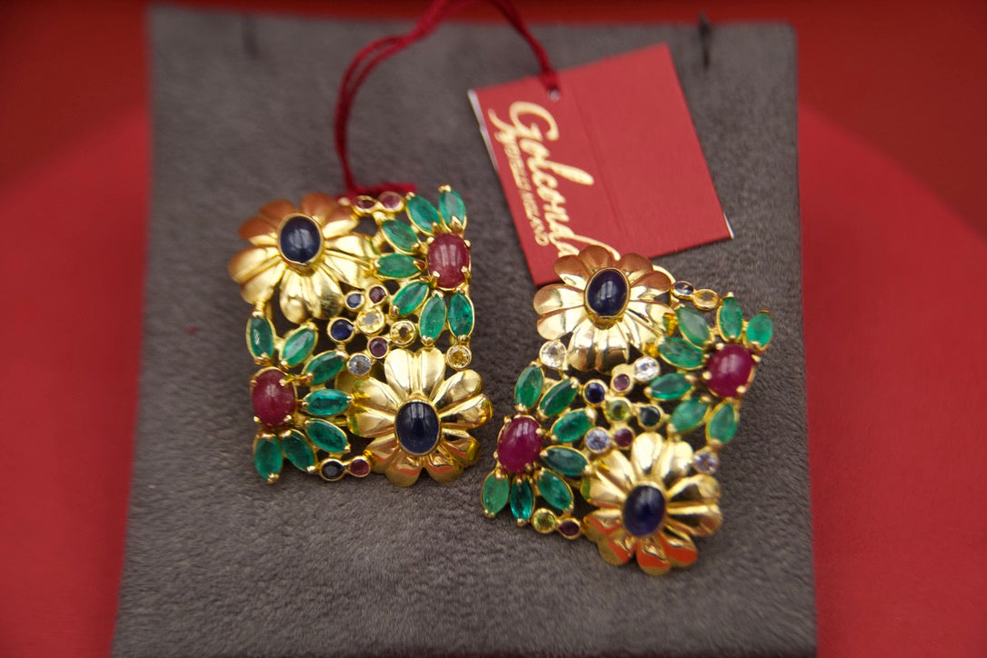 Orecchini a clip tutti frutti Vintage