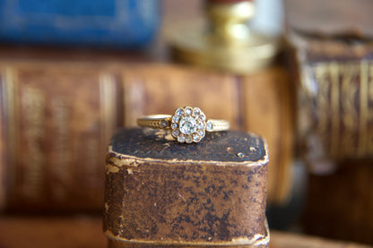 Very fine 19th-century daisy ring