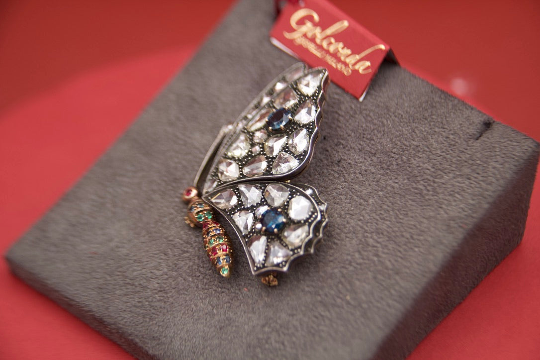 Spilla farfalla anni '40