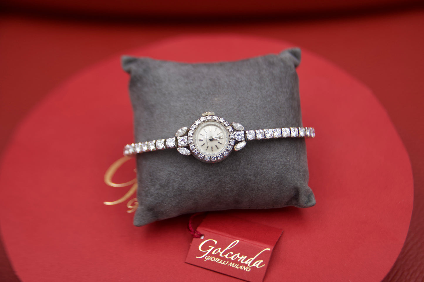 Orologio gioiello  "Longines" Vintage con diamanti