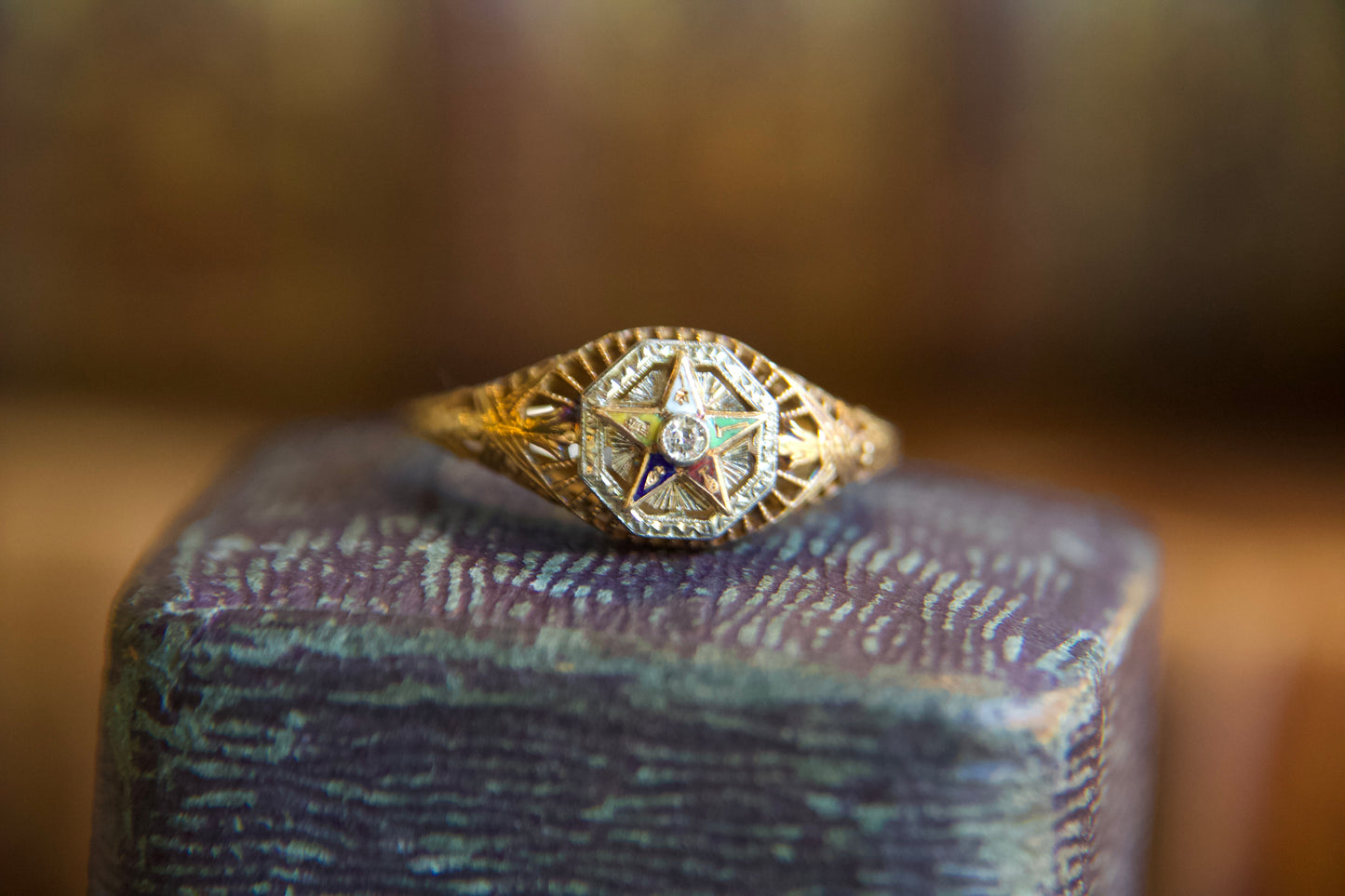 American ring from the 40s with incredible craftsmanship