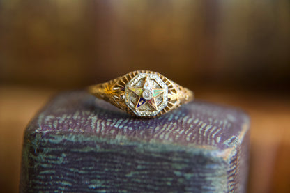 American ring from the 40s with incredible craftsmanship