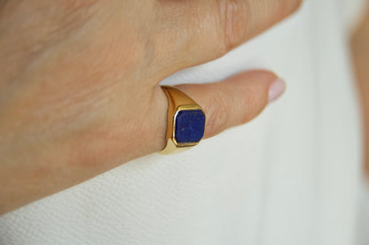 Anello chevalier lapis 1885