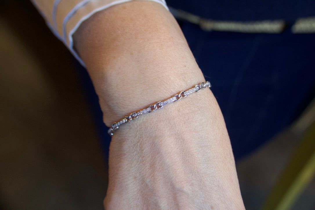 Bracciale con diamanti vintage