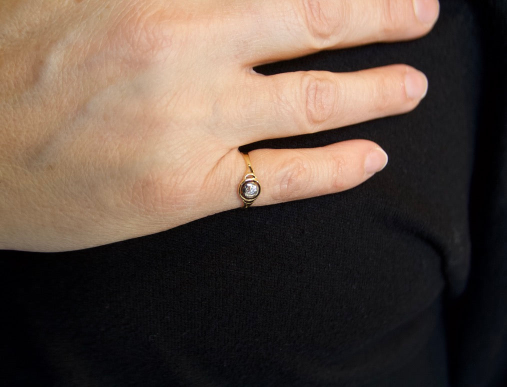 Early 20th-century diamond ring