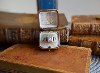 Anello solitario 0,77ct Art Decò 1930' francese